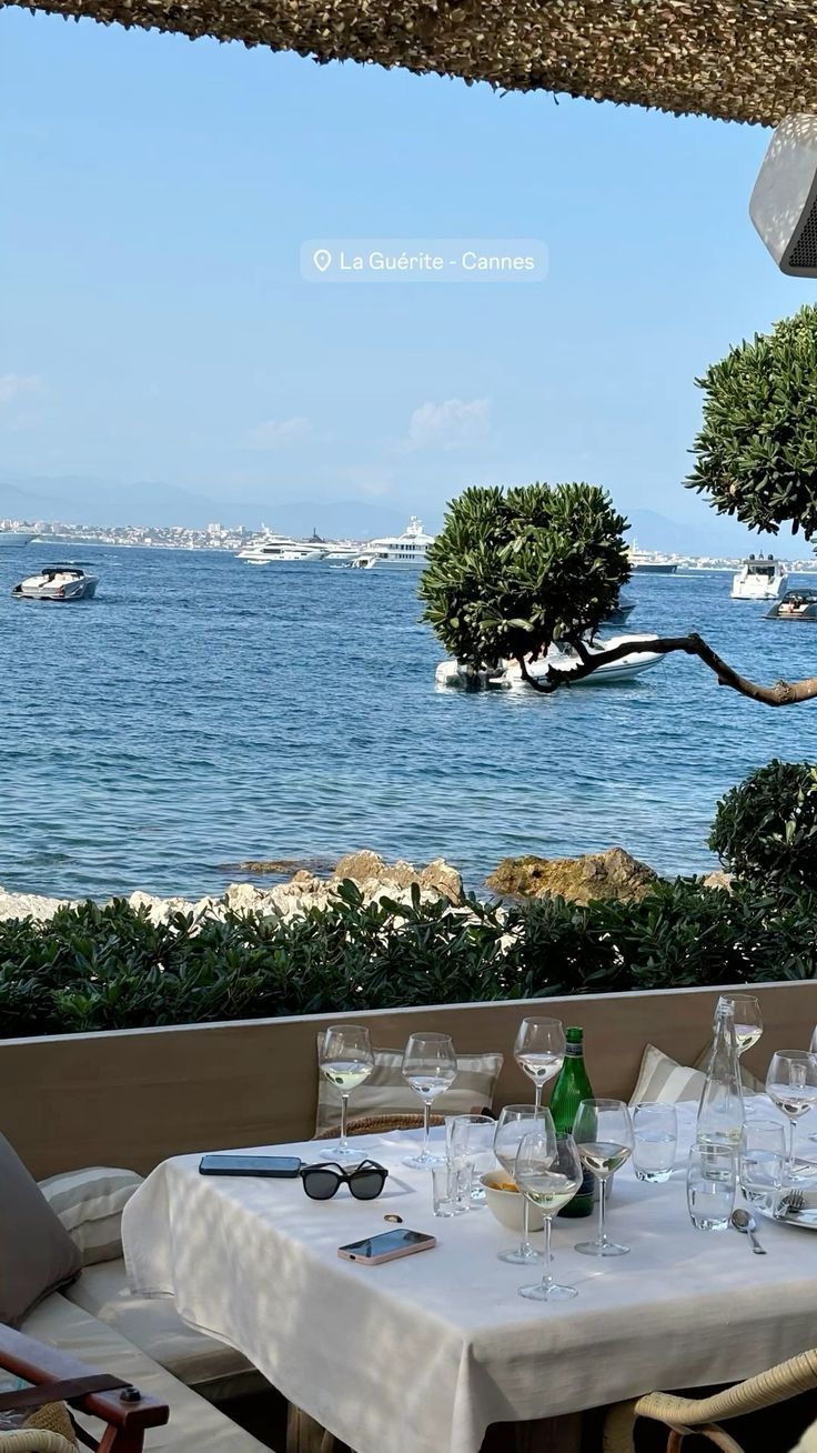 Sea view from a terrace