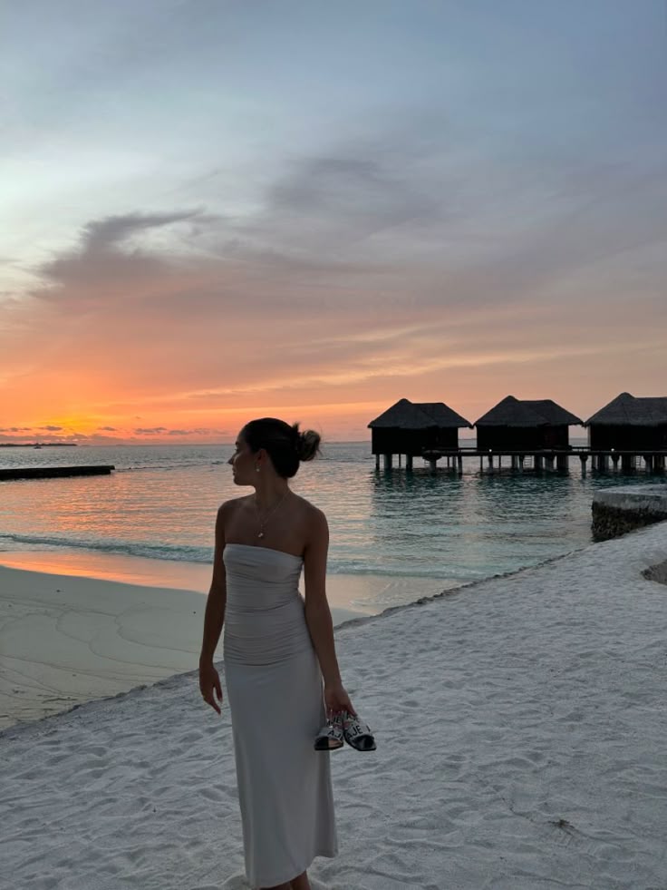 Beach at sunset